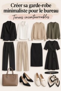 Femme élégante dans un intérieur de voiture de luxe, portant une tenue business casual chic.