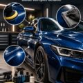 Une voiture de luxe brillamment entretenue après un detailing parfait
