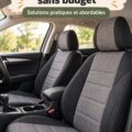 Une voiture de luxe avec des housses de siège stylish et modernes