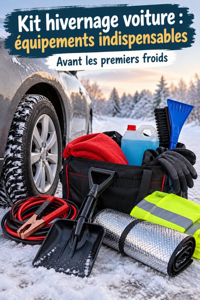 Kit d'hivernage pour voiture de luxe avec équipements indispensables