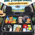 Intérieur d'une voiture de luxe bien organisé avec 5 compartiments pratiques